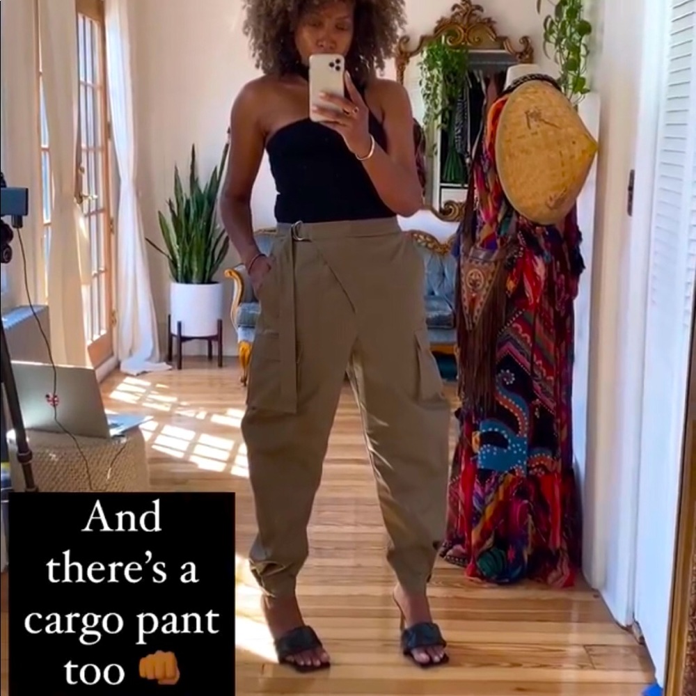 Update: BLACK ONLY! @KarenBritChick x Amazon Cross-over cargo pants🖤